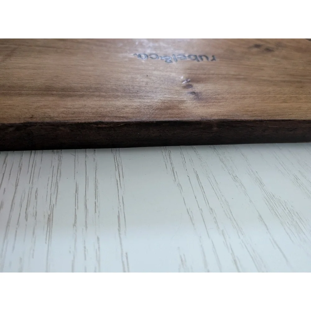 Rubel&Co, Dark Wood Cheese Board With Shell Decor